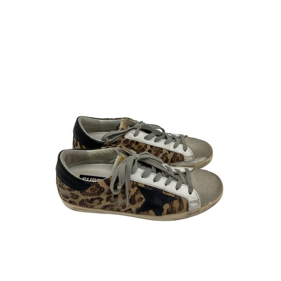 Golden Goose Superstar Brown Leather Sneaker Size 7 - Picture 2 of 6